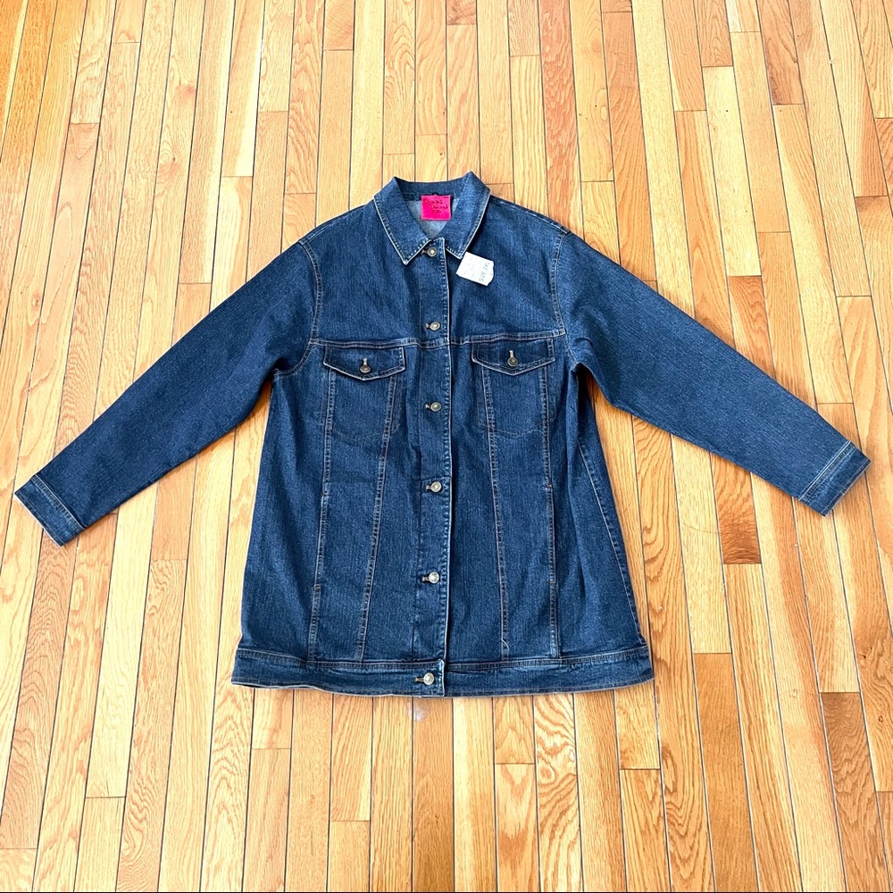 New 2XL CAROL’S DENIMS Jean Jacket Denim Jacket